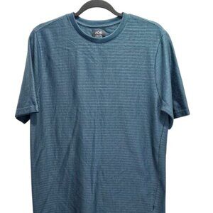 Joe Joseph Abboud Men’s Blue Textured Crewneck Tee XL